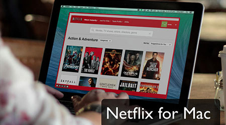 Netflix app on macbook air